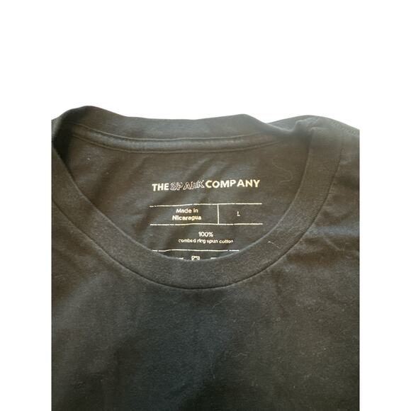 The Spark Co Woman Up black t-shirt sz L - Picture 6 of 6
